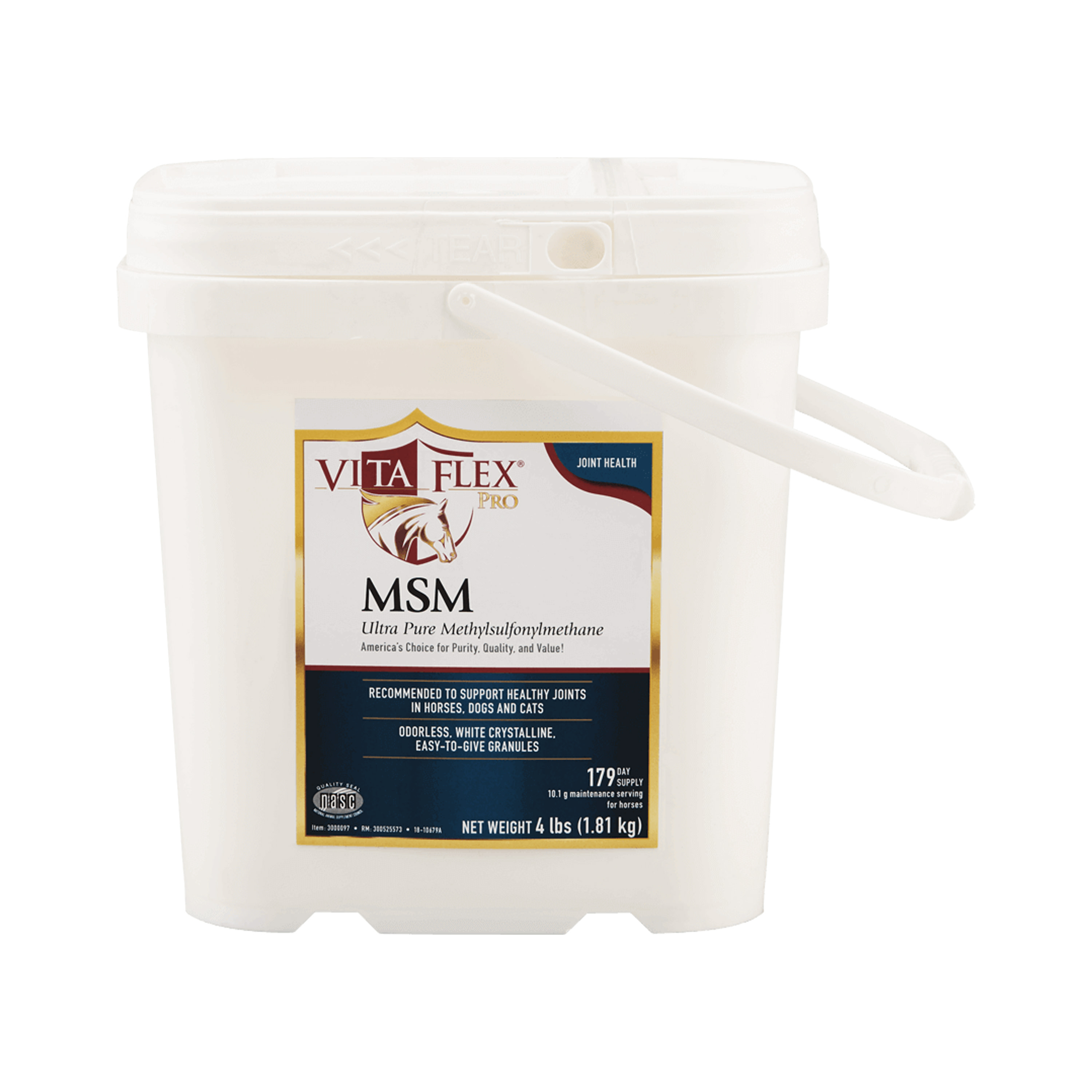 Vita Flex Pro MSM Quality Joint Supplement for Horses, Dogs and Cats