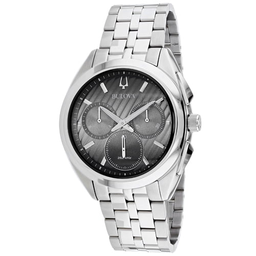 Bulova Men's Curv Collection Stainless Steel Chronograph Watch ...