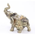 thumbnail image 2 of 4" Feng Shui Bronze Elephant Trunk Statue Wealth Lucky Figurine Gift Home Decor G16558, 2 of 3