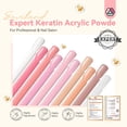 thumbnail image 2 of Set de polvos acrílicos SAVILAND Keratin Professional Nail 30 g, 2 of 8