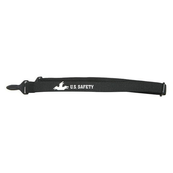 Mcr Safety Eyewear Strap, 19 in L, Black, Clip HDXSTRAP