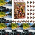 thumbnail image 4 of Rooster Advent Calendar Ornament Set Featuring Santa Hat And Festive Scarf For Holiday Countdown Celebration, 4 of 6