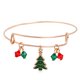 thumbnail image 1 of Fiudx Pulsera Navideña, Joyería de Aleación Festiva, Elegante Collar En Colgante de Árbol, Elegante Accesorio para Mujer, Ideal para Fiestas, Regal Navideño, 65 Mm de Diámetro., 1 of 1