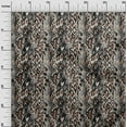 thumbnail image 2 of oneOone Cotton Poplin Twill Light Beige Fabric Leopard & Snake Animal Skin Sewing Material Print Fabric By The Yard 56 Inch Wide, 2 of 2