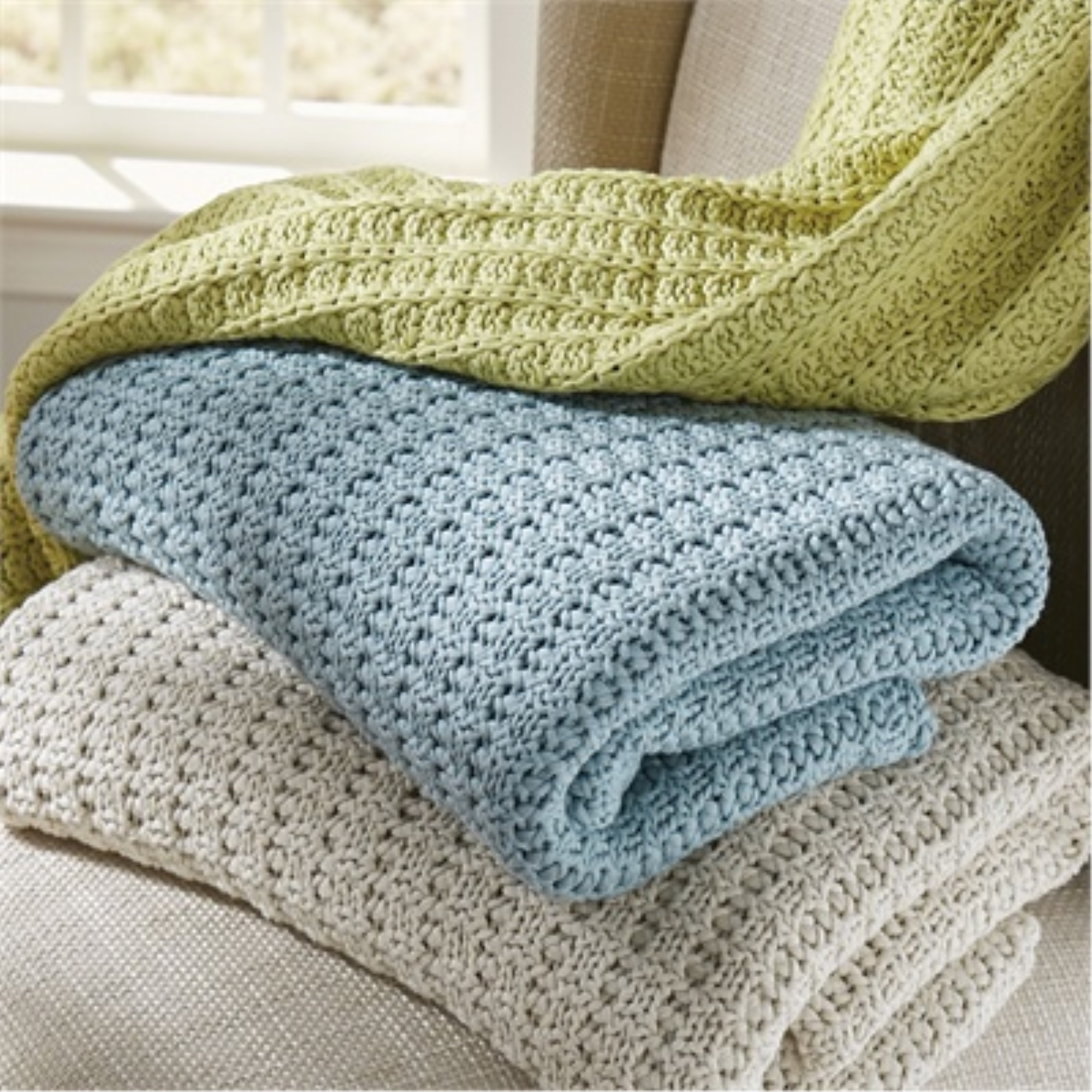 WAYFAIR THROW BLUE MIST