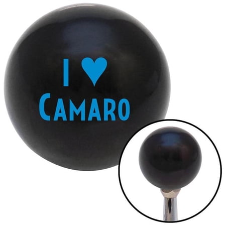American Shifter Blue I Love Camaro Black Shift Knob with M16 x 1.5 Insert Shifter Auto Manual Custom