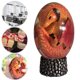 thumbnail image 3 of Dragón Cristal Lava Ornamentos Resina, 3 of 8