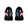 thumbnail image 4 of Israel United Sttes US Israel American flag Shoes Sneakers Black Size 12, 4 of 7