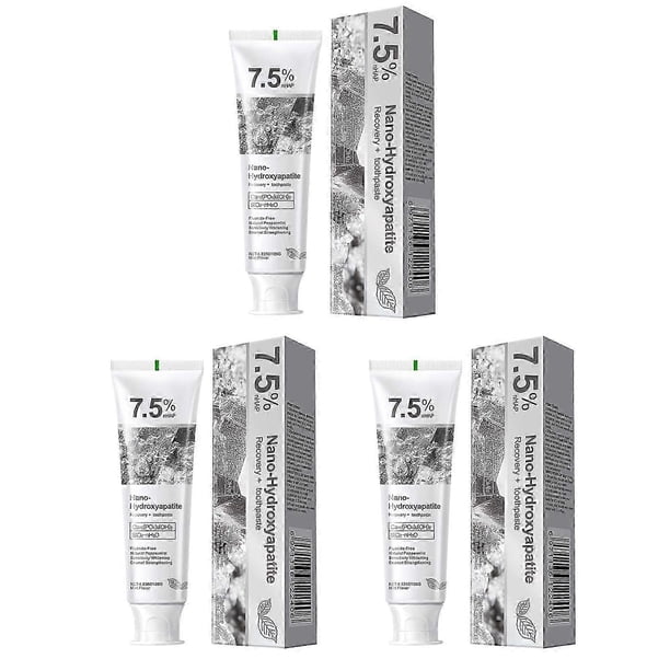 7.5% Nano-hydroxyapatite Toothpaste For Enamel Repair Refreshing Breath Teeth Whitener Teeth Care Supplies