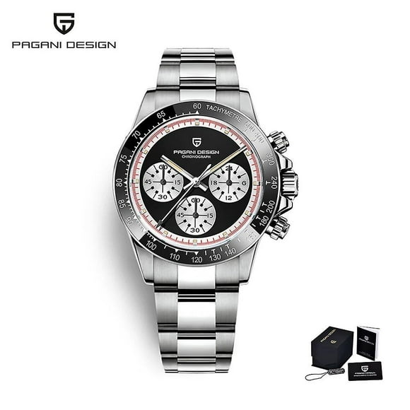 2023 New Pagani Design 39mm Men's Sports Quartz Watches Sapphire Stainless Steel 100m Waterproof Luxury Chronograph Reloj Hombre