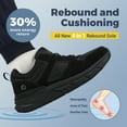 thumbnail image 2 of FitVille Wide Walking Shoes Men's Sneakers with Arch Support for Flat Foot, 15 Wide, 2 of 7