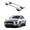 Silver, variant on ERKUL Roof Rack Cross Bars for Porsche Macan 2014-2024 | Aluminum Crossbars with Anti Theft Lock for Rooftop | Compatible with Flush Rails - Black