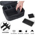 thumbnail image 3 of Bolsa de maquillaje de viaje, bolsas de cosméticos grandes, estuche organizador de cosméticos profesional, estuches de tren para artista de maquillaje, estuches de tocador impermeables, 3 of 5