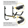 thumbnail image 5 of BIZON Kayak Wall Mounted Fold-away Storage Rack with Paddle Hooks for Canoe Paddle Kayak, 5 of 6