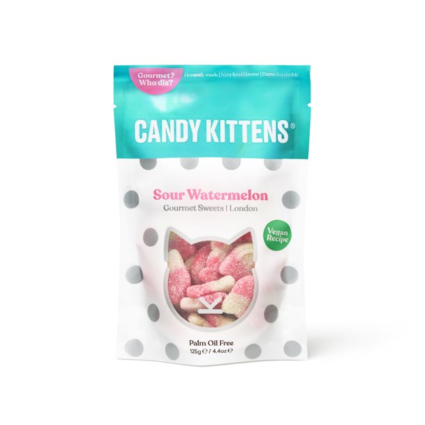 Great Value Candy Kittens Sour Watermelon 125g