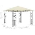 thumbnail image 2 of vidaXL Gazebo Outdoor Canopy Wedding Tent Patio Pavilion with Mosquito Net, 2 of 5