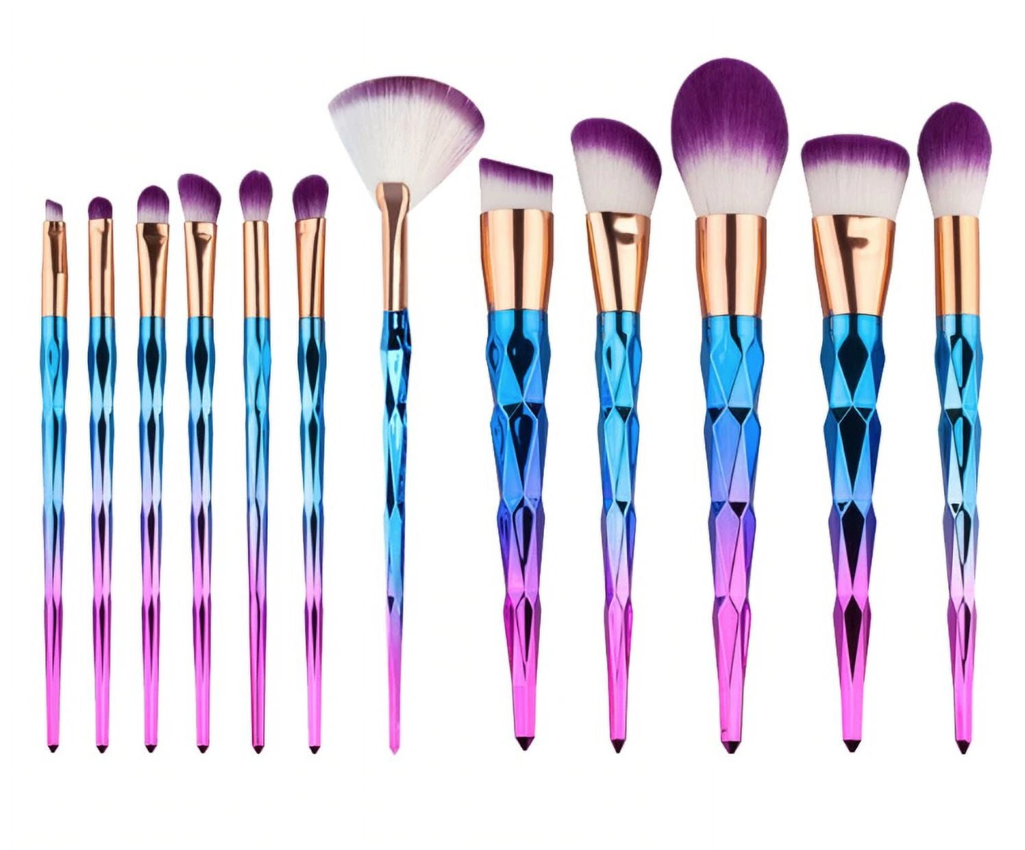 Unicorn Horn Makeup Brushes And Storage Box - GEEKYGET
