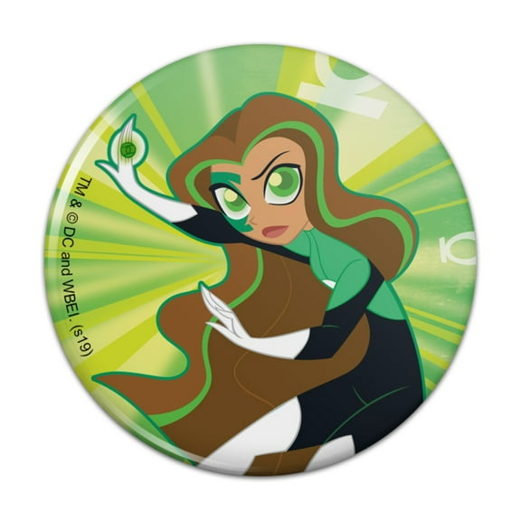 DC Super Hero Girls Green Lantern Kitchen Refrigerator Locker Button Magnet