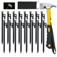thumbnail image 1 of Estacas para Tienda con Martillo Tialero 8 pulgadas Pesadas 16 Paquetes, 1 of 6