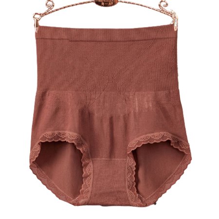 

Women s Underwear With High Waist And Tight Abdomen High Waist Panties Ladies Panty Plus Size Briefs Brick Red High Waist Abdomen: 45-75kg