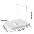 thumbnail image 3 of TIELUTT Spacious ABS Kitchen Storage Rack Pot Lid Organizer Durable Easy to Saddle Drying Rack for Kitchen Counter Roll up Dish Drying Rack over the Kitchen Towel Drying Rack Dish Pan, 3 of 8