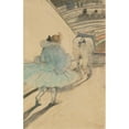 thumbnail image 2 of Henri de Toulouse-Lautrec 11x14 Black Ornate Wood Framed Double Matted Museum Art Print Titled: At the Circus; Entered on Track (1899), 2 of 5