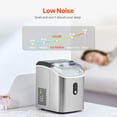 thumbnail image 6 of KFFKFF 33lbs/24H Countertop Ice Maker Nugget Ice Maker Self-Cleaning Portable Ice Maker  with Ice Scoop & Drip Tray, 6 of 9