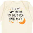 thumbnail image 4 of Inktastic I Love My Nana to the Moon and Back Boys or Girls Long Sleeve Baby Bodysuit, 4 of 5