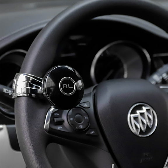 Steering Wheel Knob Spinners, Universal Spinner Knob Steering Wheel Ball Knob For Heavy Duty, Vans, Pickup Trucks, Semi, Tractors, Sport Steering Wheels-Fan Black Booster Ball