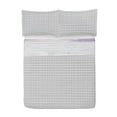 thumbnail image 2 of Grunge Reversible Bedspread Set, Watercolor Style Modern Abstract Art Design with Brush Stroke Effects, Pillow Shams & Comforter Microfiber Bedding Set, 3 Sizes, Sea Blue Lilac, by Ambesonne, 2 of 2