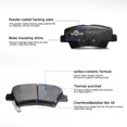 thumbnail image 3 of Front And Rear Ceramic Brake Pads For 2014 2015 2016 Kia Soul, 3 of 4