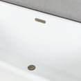 thumbnail image 2 of Kingston Brass VT7DE633023C423 63-Inch Acrylic Oval Double Ended Freestanding Tub with Drain in Glossy White/Antique Brass, 2 of 8