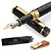 thumbnail image 3 of Dryden Designs Fountain Pen and Notebook Clips - Intense Black - Medium Nib - Includes 6 Ink Cartridges, Pouch and Ink Refill Converter, Classic Writing Tool, 3 of 10