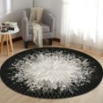 thumbnail image 3 of ZOUSSIQI Non slip Round Mat Sitting Pad Area Rugs Washable Rug Rotray Chair Mat Bedroom 100cm JU316-28767, 3 of 9