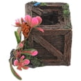 thumbnail image 4 of Miangastore Fish Tank Landscaping Decor Resin Dark Brown 1Set 3.5x2.9x2.9in, 4 of 8