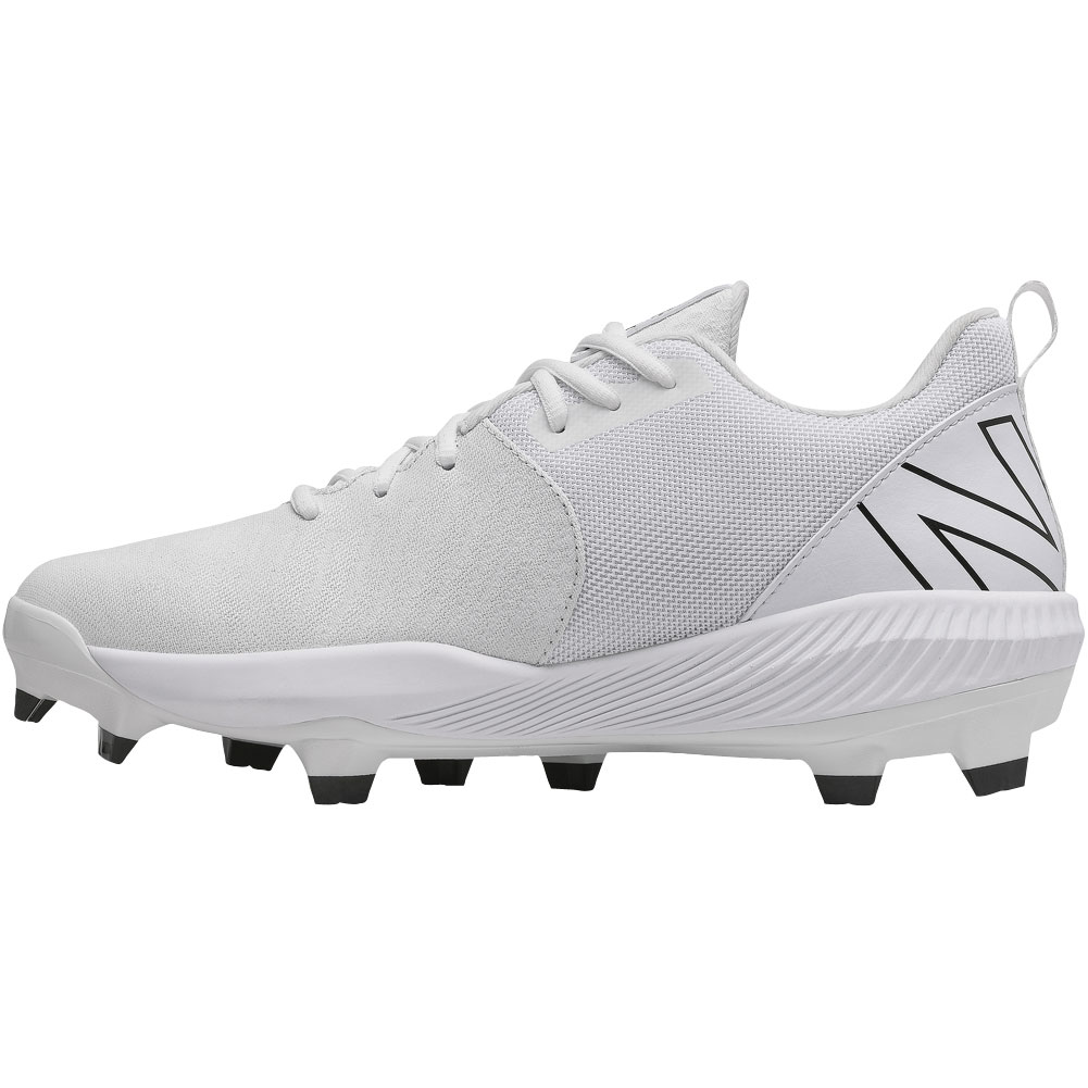 New Balance 4040V6 Men's Low Molded Baseball Cleats White/Black photo 4