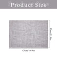 thumbnail image 3 of Cloth Placemats,Fabric Mat,Cotton Linen Blend Machine Washable Double Layered Durable Place Mats Heat Resistant Placemats Wrinkle Free Thick Fabric Dining Table Mats(Apricot), 3 of 7
