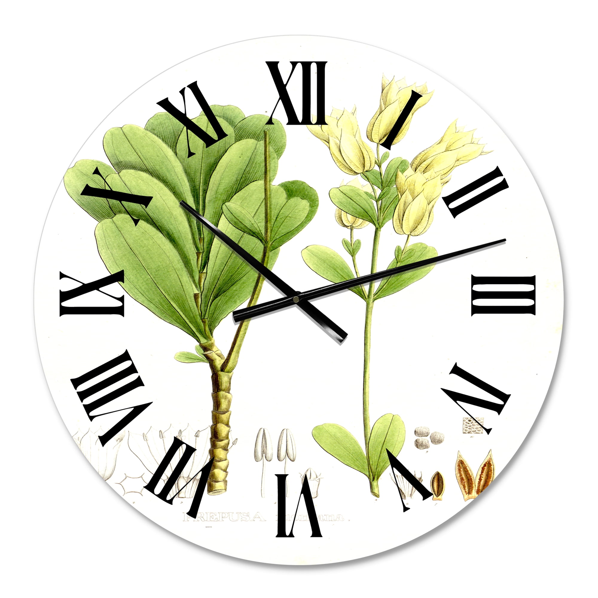 Designart 1 in Quartz Traditional Wall Clock