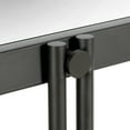 thumbnail image 2 of Evelyn&Zoe Contemporary 48 in. Blackened Bronze Metal Desk with Glass Top, 2 of 10