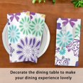 thumbnail image 3 of Coolnut Set of 6 Lace Colorful Butterflies Napkins Cloth Napkins 20"x20", Washable Polyester Dinner Napkins for Parties, Wedding, Restaurant, 3 of 6