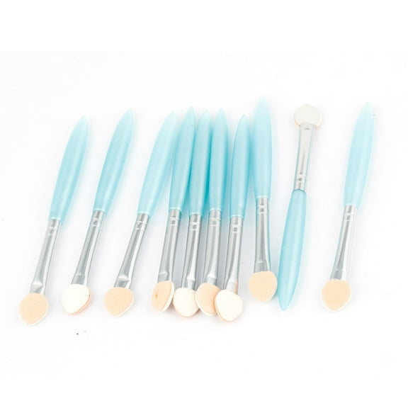 Unique Bargains10 Pcs Eye Shadow Sponge Brushes Applicators Makeup Tool for Lady