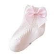 thumbnail image 3 of Sprifallbaby Socks for Toddler Baby Girl, Soft Thin Cotton Socks Summer Socks with Bows, 3 of 6