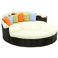 thumbnail image 4 of Modway Quest Canopy Outdoor Patio Daybed in Espresso White, 4 of 6