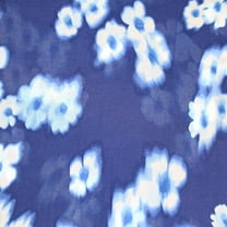 Twilight Blue Azure 58" Wide Printed Hi Multi Chiffon Washed Fabric by The Yard-Soft Material-Apparel, Draperies, Headband, Accessories, Home Decoration, School & DIY Project.