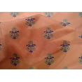 thumbnail image 4 of oneOone Cotton Silk Fabric Leaves & Floral Block Print Sewing Fabric BTY 42 Inch Wide, 4 of 5