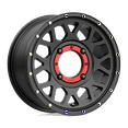 thumbnail image 3 of Kmc Ks135 Grenade 14X7 4X156 38Et 132Cb Satin Black Wheel, 3 of 3