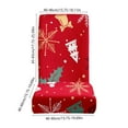 thumbnail image 3 of Hiroekza Christmas Decorations Christmas Dining Room Chair Covers Stretch Chair Slipcovers Protector Washable Kitchen Chair Cover for Dining Room Christmas Decor Holiday Party Chair Cover, 3 of 5