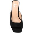 thumbnail image 5 of Journee Womens Larna Slip On Kitten Heel Open Toe Dress Sandals, Widths Available, 5 of 10