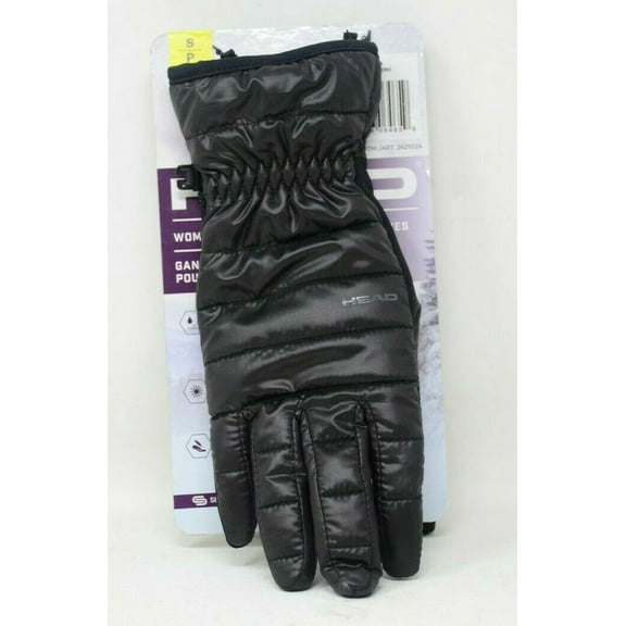 Head Women’s Waterproof Hybrid Gloves-Black Size Small Touchscreen\