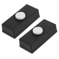 thumbnail image 1 of Miangastore Interrupteur de Sonnette Noir 2 Pcs 2.2x0.9x0.6 Po, 1 of 9